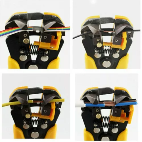 Spezialeinsätze Crimpzange Set Kabel Ende Klemmen Draht Crimper Zange 8 Dies mit Koffer - Bild 11 von 12