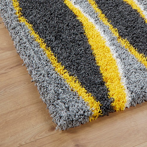 Large 5cm Thick Pile Rug Living Room Floor Cosy Shaggy Area Design Non
