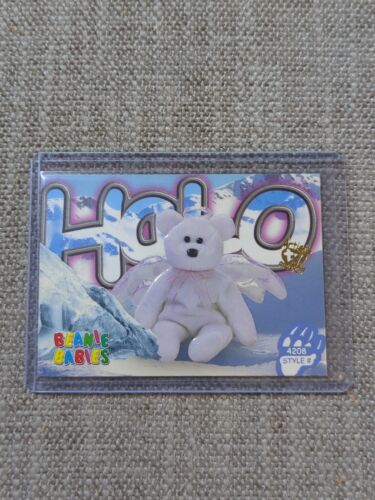 TY Beanie Babies 1999 épreuve d'artiste #94 Halo The Bear 2e édition série 3 - Photo 1/13