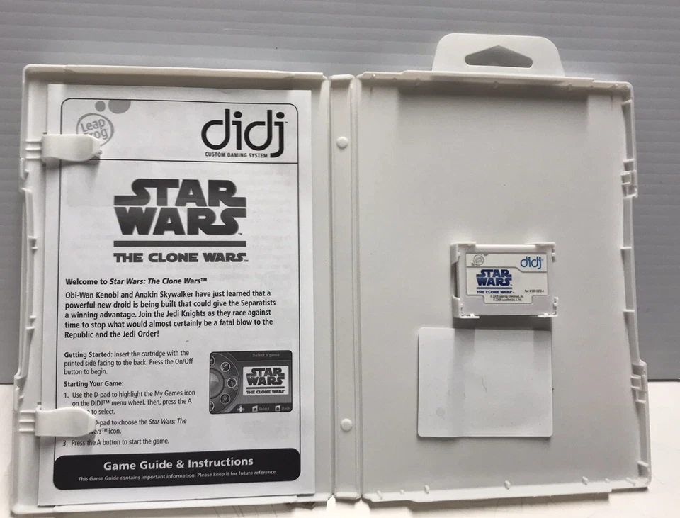 Leap Frog Didj Gaming System Star Wars The Clone Wars 1st-3rd Age:6-9 Math New - Image 2 of 4