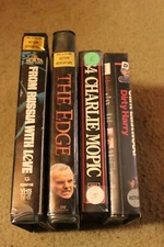 VHS Action/Thriller Hard Case/Clamshell Movies Lot--Read Description