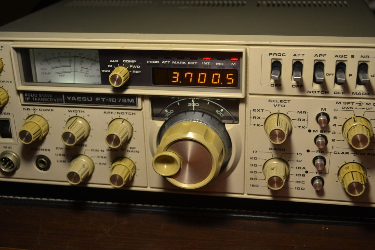 Yaesu FT-107_SM HF HAM radio transceiver | eBay