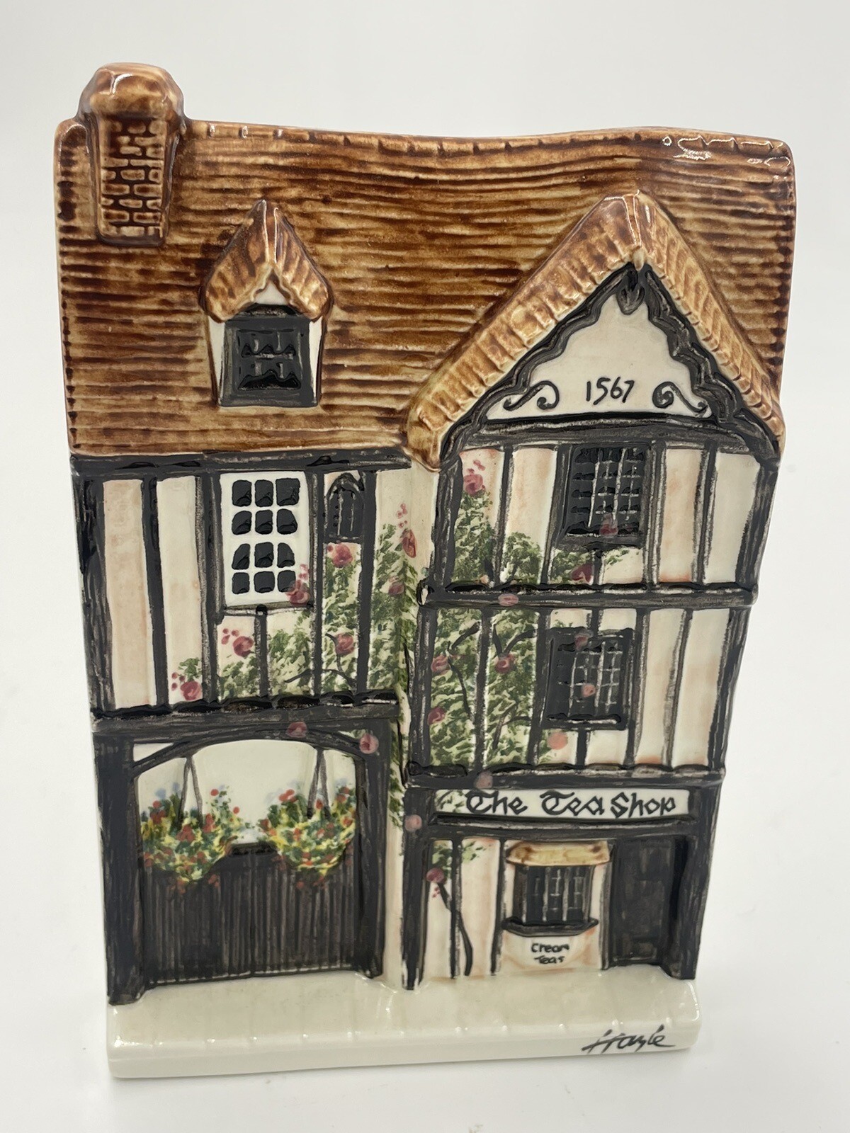Hazle Ceramics A Nation of Shopkeepers The Tea Shop England. eBay