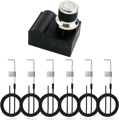 Universal 6 Outlet Push Button Ignitor Kit for Nexgrill and Most Grill Models