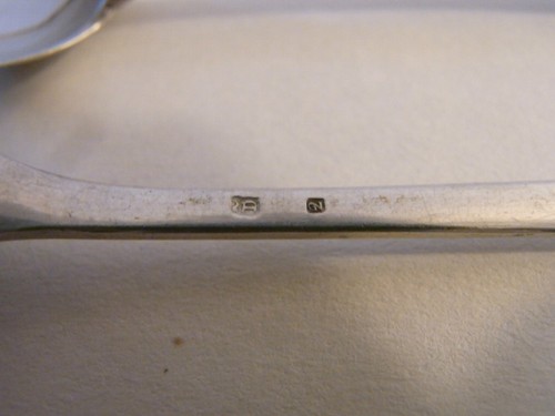 COFFRET 12 CUILLERES PINCE SUCRE 1884 ARGENT MASSIF BELGE 800 2ème TITRE - Picture 6 of 11