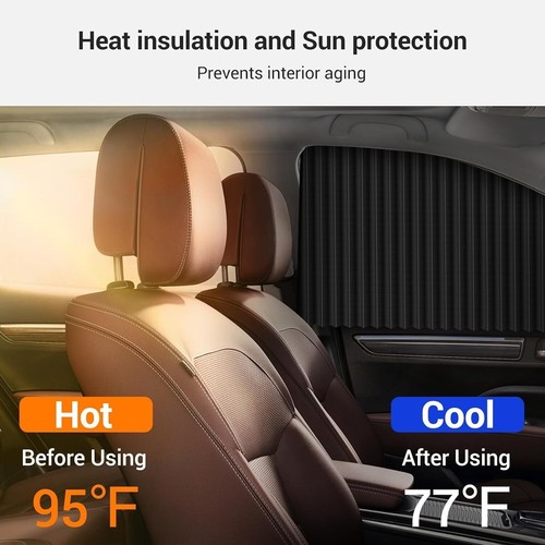 Universal Fit Magnetic Car Side Window Privacy Sunshade,Sun Shade Side Window - Picture 4 of 16