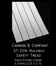 Cannon & Company HO ST-2016 Walkway Safety Tread Strips  Brass | $5 Offer