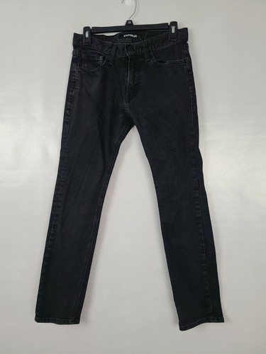 Express Mens Jeans Size 29 X 30 Black 
