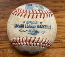 Forrest Whitley Astros Game Used Baseball 3/28/2023 vs Space Cowboys Abreu Hit