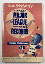 Jack Brickhouse's Major League Records (1958) MG26