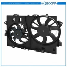 Radiator Condenser Cooling Fan Assembly For 2006 2007 2008 Pontiac Torrent