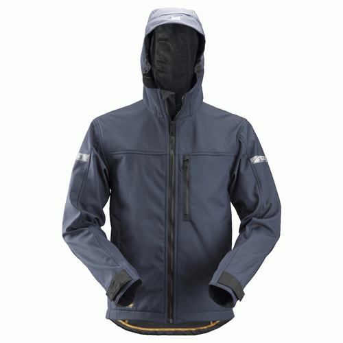 Snickers 1229 AllroundWork, Softshell Jacket with Hood - Picture 8 of 12