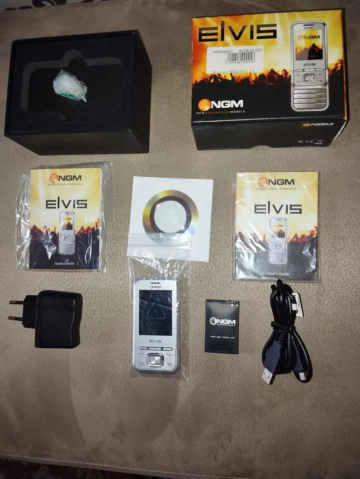 Cellulare vintage NGM mod.Elvis Silver - Immagine 4 di 4