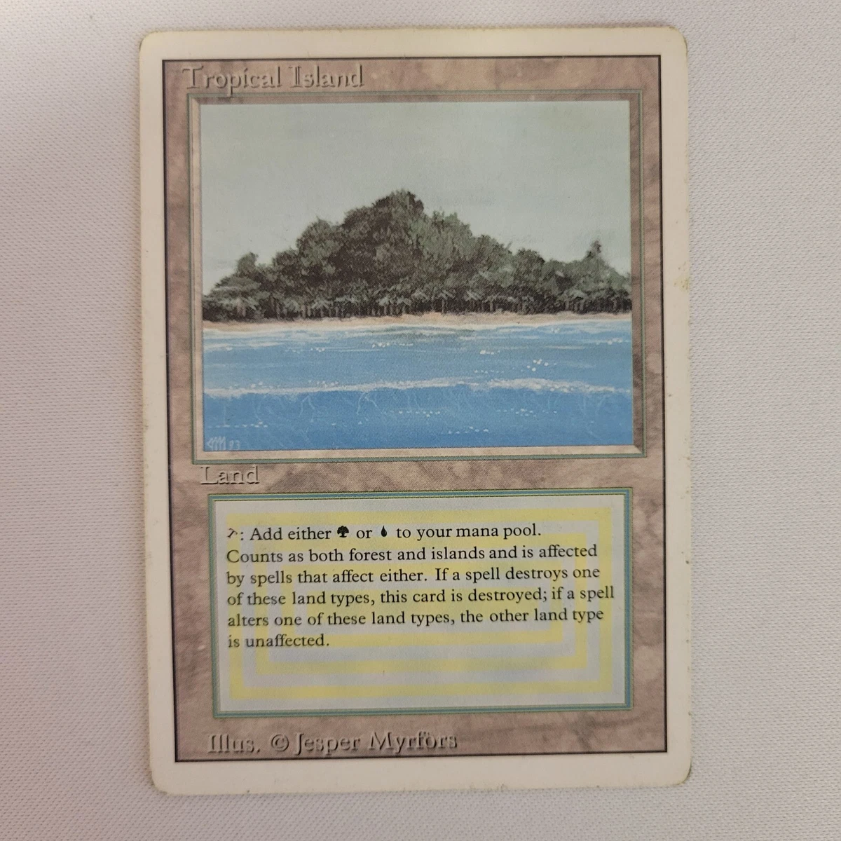 Tropical Island Revised 3rd Edition ENGLISH Played MTG Magic The