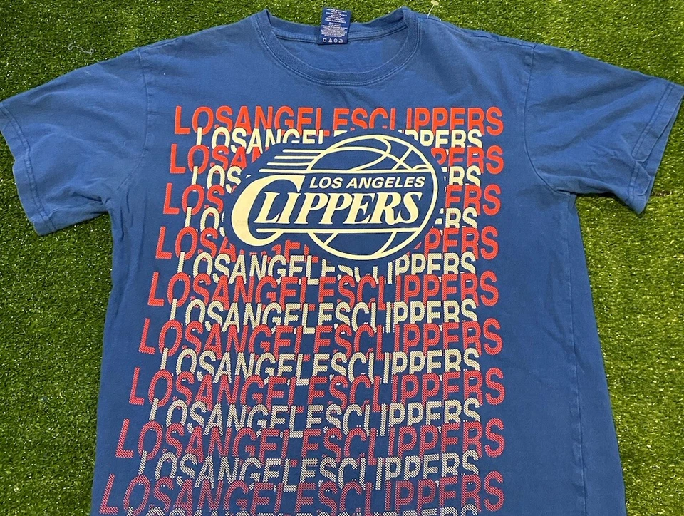 Camisa Los Angeles Clippers para hombre grande Unk Blue deletrear guión adulto unisex B Foto 3 de 4