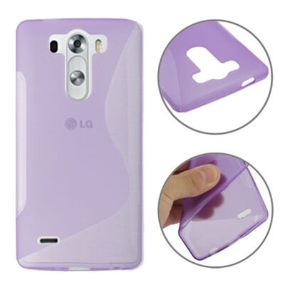 Schutzhülle TPU Case Hülle für Handy LG G3 mini Lila / Violett