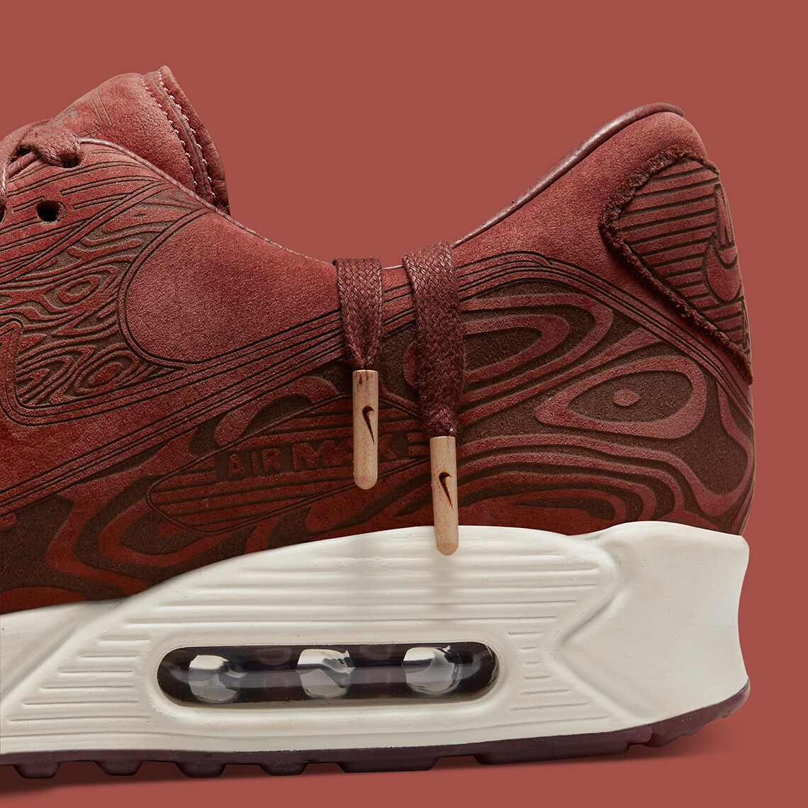 Nike Air Max 90 QS Laser Mahogany Dark Pony Light Bone