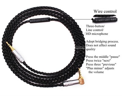 6n Occ Headphone Cable Cord W Mic Replace For Sony H900n Ar3 Ar5bt Ar5is Ebay