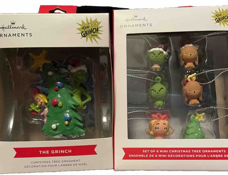 2023 Hallmark Dr. Seuss THE GRINCH & Cindy Lou Who & Mini Set Of 6 With Max