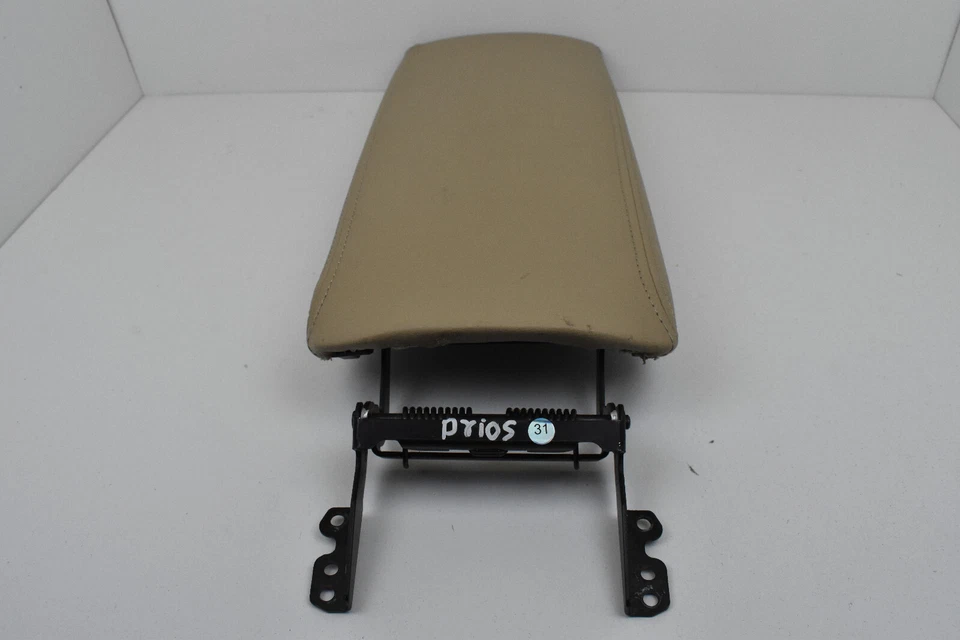 Toyota Prius 2010 2011 consola central cuero beige brazos corredizos tapa cubierta OEM Foto 4 de 4