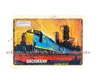 cafe  pub advertising wall art Bachmann N Gauge Electric Train metal tin sign