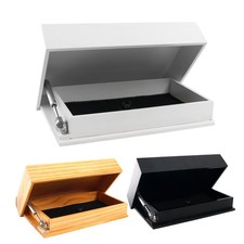 Schwebende Regale, dekoratives schwebendes Holzdisplay mit Geheimfach