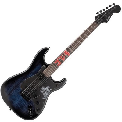 Fender Made in Japan Godzilla Stratocaster Godzilla Blue with hard