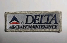 Vintage Delta Airlines Aircraft Maintenance Patch