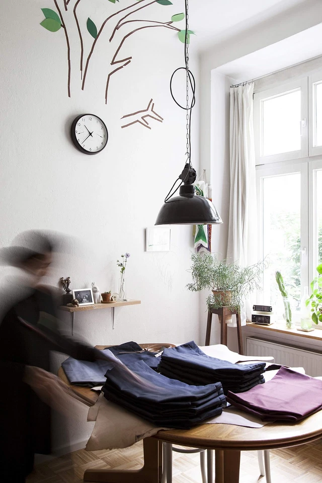 Campagne wall clock with thermometer and hygrometer, analog, wooden frame, natur - Image 3 of 4