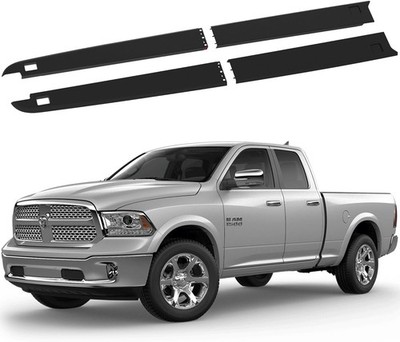 5.7Ft Bed Side Rail Caps for 2009-2018 Dodge Ram 1500, Right & Left Side Bed Rai