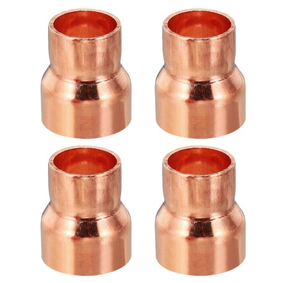 #ad #ad 4PCS 1quot; to 3 4quot; ID Copper Reducer 99.9% Pure Copper Coupling Pressure Fittings $17.45