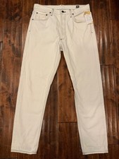 AGOLDE Opening Ceremony White High Rise Classic Straight Denim Jeans, Size 29