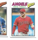 2026 Topps Heritage Los Angeles Angels Mike Trout card
