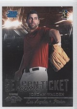 2011 Playoff Contenders Season Tickets Jordan Walden #8 0l1