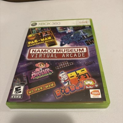 Namco Museum: Virtual Arcade Xbox 360 COMPLETE IN BOX TESTED WORKING GOOD COND 
