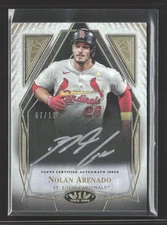 2022 Topps Tier One - Tier One Autographs Nolan Arenado #T1A-NA Silver Ink /10