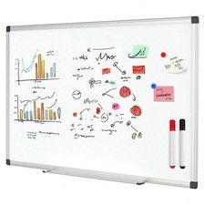 36 X 24 Inches Magnetic Dry Erase Board Aluminum Frame Whiteboard
