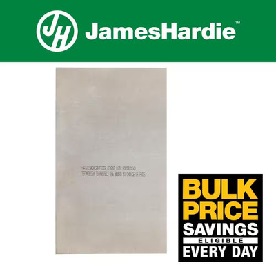 Hardiebacker 1/2 In. X 3 Ft. X 5 Ft. Cement Backerboard