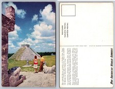 Chichen Itza Mexico Temple Ruins Travelers Postcard