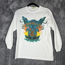 Vintage Scooby-Doo Shirt Mens Large Long Sleeve Graphic Cartoon Network 90s
