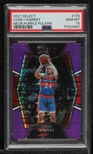 2021 Select FOTL Neon Purple Pulsar Prizm 5/5 Corey Kispert PSA 10 GEM MT 14t3