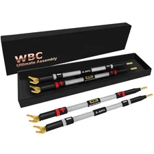 WORLDS BEST CABLES 4 Units - 6 Inch Ultimate - 8 AWG - Ultra-Pure OFC -... 