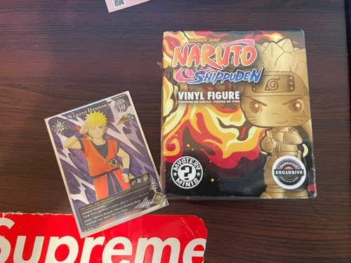 GameStop Exclusive Naruto Shippuden Funko Vinyl Figure Sealed + Goku Outfit Card