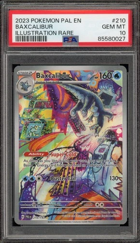 Pokemon Baxcalibur Paldea Evolved Illustration Rare #210 PSA 10 Gem Mint