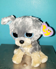 TY Beanie Boos - SCRAPS the Dog Solid Eye Color 6 inch Retired Rare