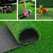 16.4' Artificial Grass Turf High Density Fake Faux Grass Lawn Mat Indoor Outdoor