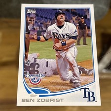 Ben Zobrist Baseball Card 2013 Topps Opening Day #178