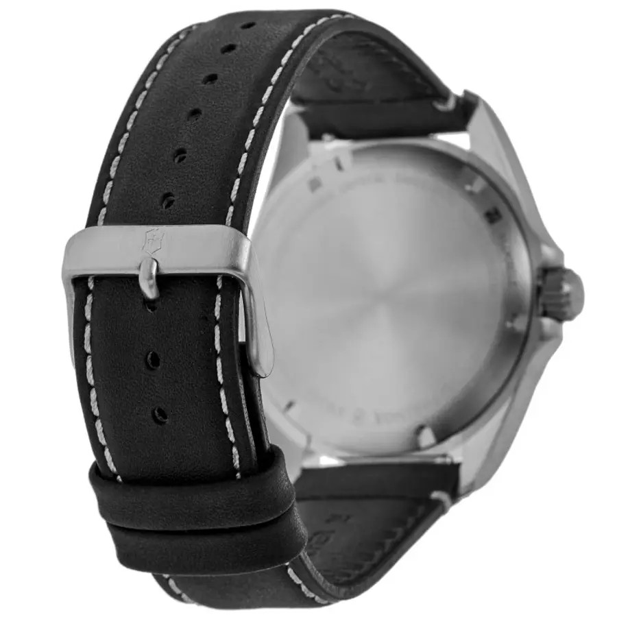 New Victorinox Swiss Army Heritage Quartz White Dial Black Men's