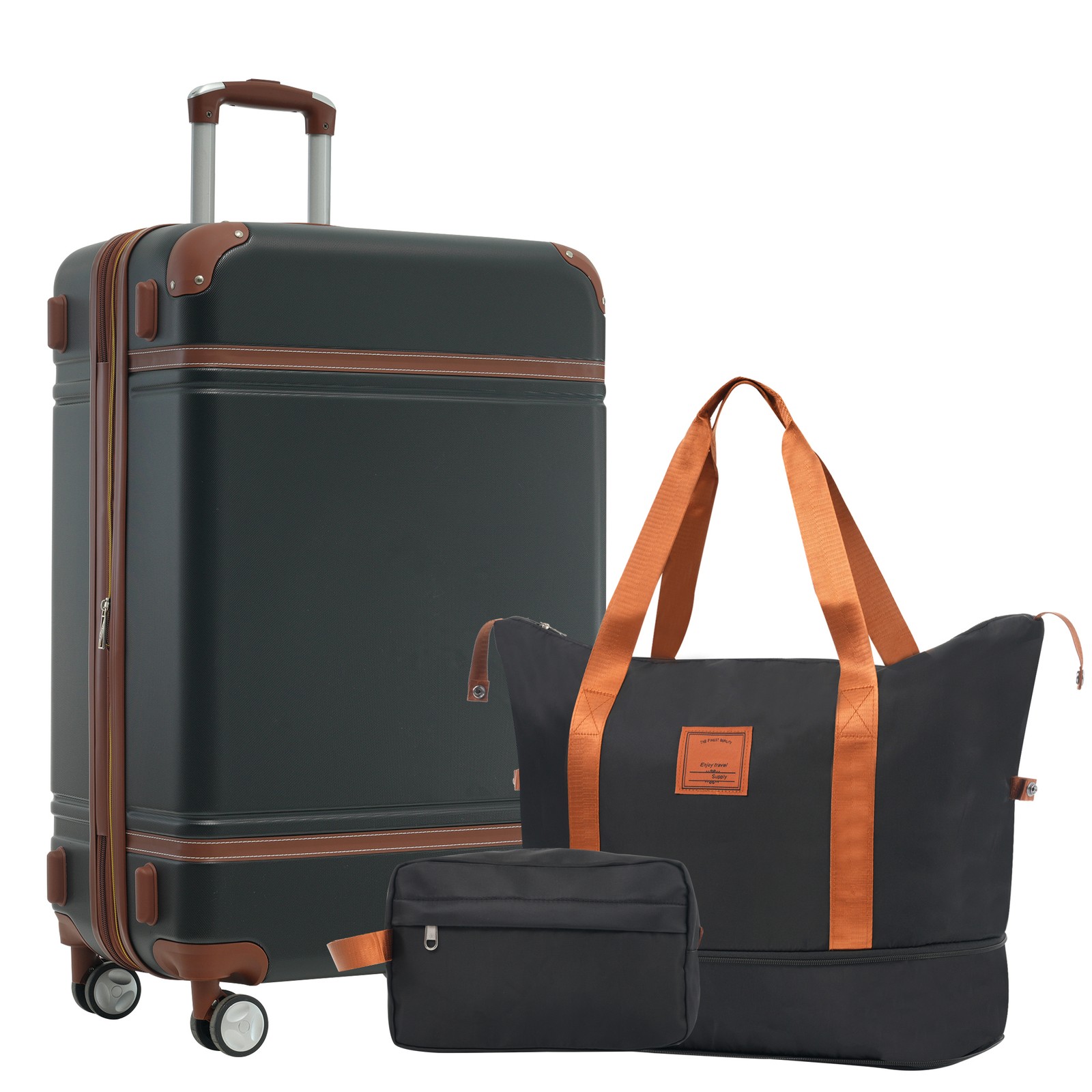Sets With Bags Suitcase Double Spinner Wheels W/tsa Lock