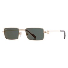 Cartier Green Rectangular Ladies Sunglasses CT0501S 007 54 CT0501S 007 54